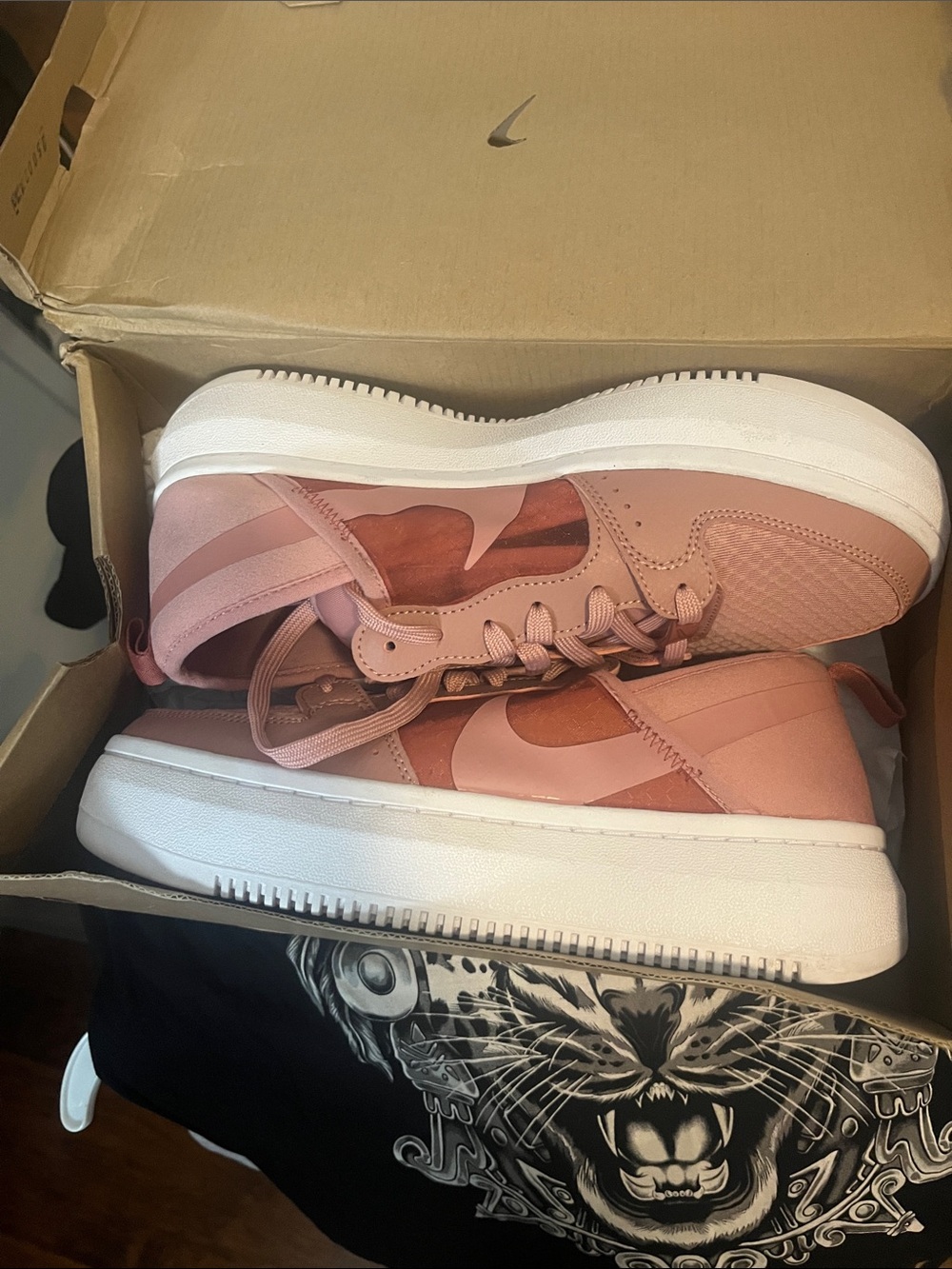 Ladies size 9-Pink Platform Sneakers